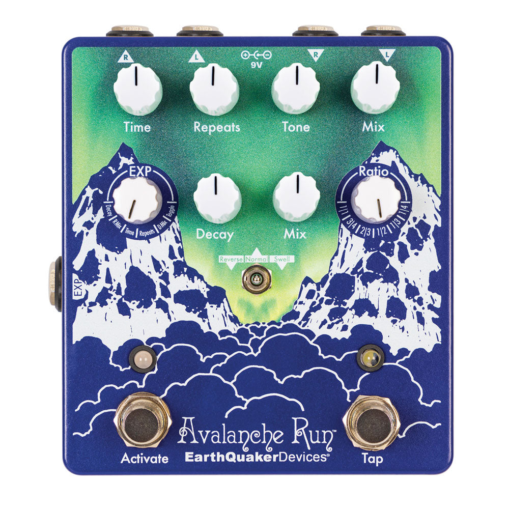 Earthquaker Devices LTD Edition Aurora Borealis Avalanche Run Stereo Reverb & Delay w/ Tap Tempo Guitar Pedal