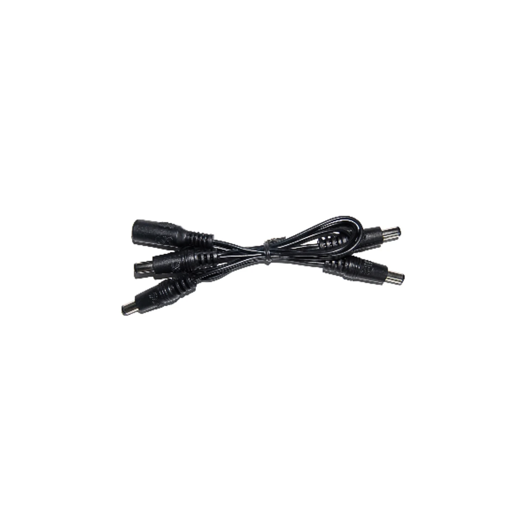 This is a daisy-chain cable to power multiple NUX Pedals with one adaptor.

This is a daisy-chain cable to power multiple NUX Pedal with one adaptor.
Multi-Plug Cable