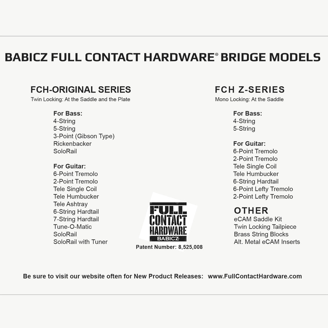 Allparts TB-3556-010 - Babicz Full Contact FCH ASHTRAY TELECASTER