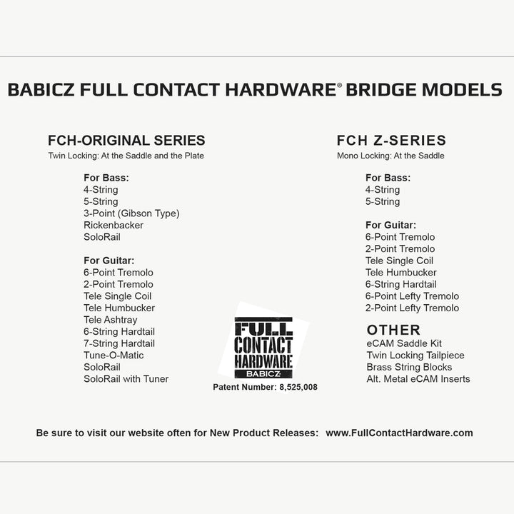 Allparts TB-3556-010 - Babicz Full Contact FCH ASHTRAY TELECASTER