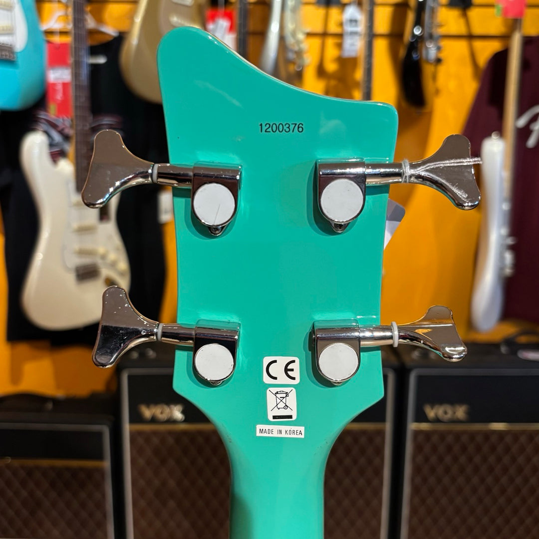 Eastwood - Airline Map Bass Long Scale - Rosewood - Seafoam Green (No Case Or Bag) - USED