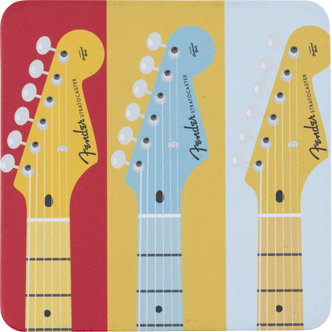 Fender ® Stratocaster™ Modern Design Coaster Set