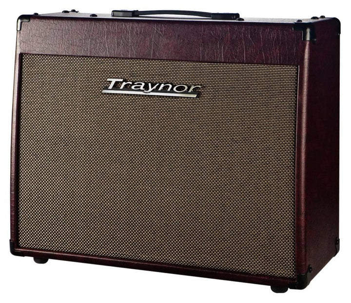40-watt all-tube 1x12 guitar combo in Wine Red leatherette. Hot-rodded YCV40 with Celestion Vintage 30 speaker and Auto-matching tube circuit. Made in Canada.
