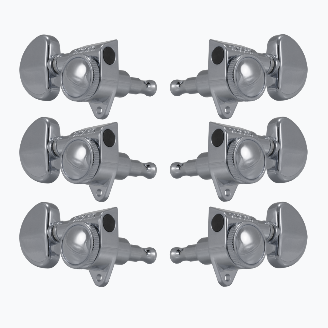Allparts TK-7935 Grover® 502 Series 3x3 Locking Tuners Chrome 502C