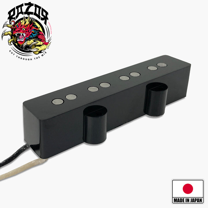 Allparts RZR-10126 Razor® Buraddo mūn Blood Moon Bridge Pickup for Jazz Bass® - Black