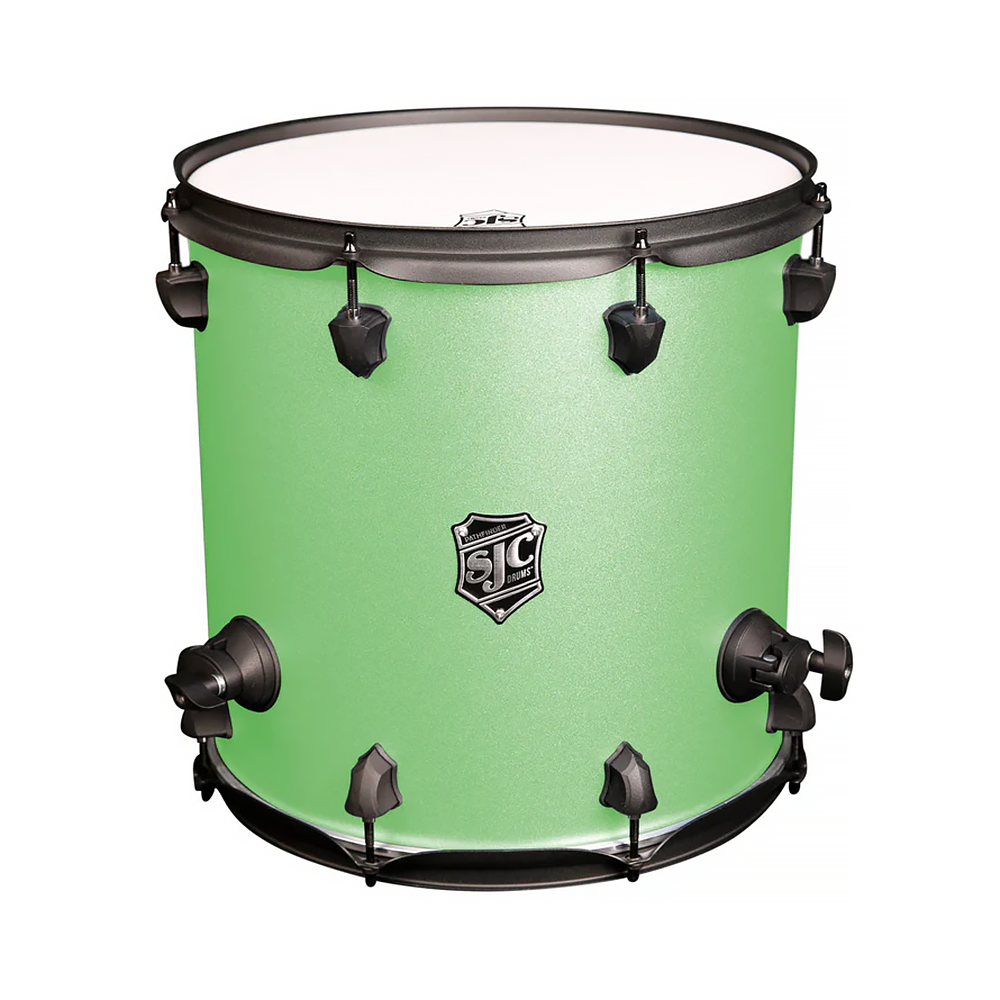 SJC Drums PFFT1414FBCMWBJ Pathfinder Floor Tom 14x14 - Cosmic Mint, Black HW