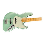 Fender American Professional II Jazz Bass Maple Fingerboard Electric Bass Guitar - Mystic Surf Green