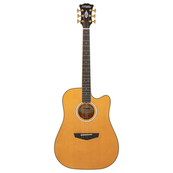 D'Angelico DAED500VNATGP2 Bowery Dreadnought CE Includes Hard Case - Vintage Natural