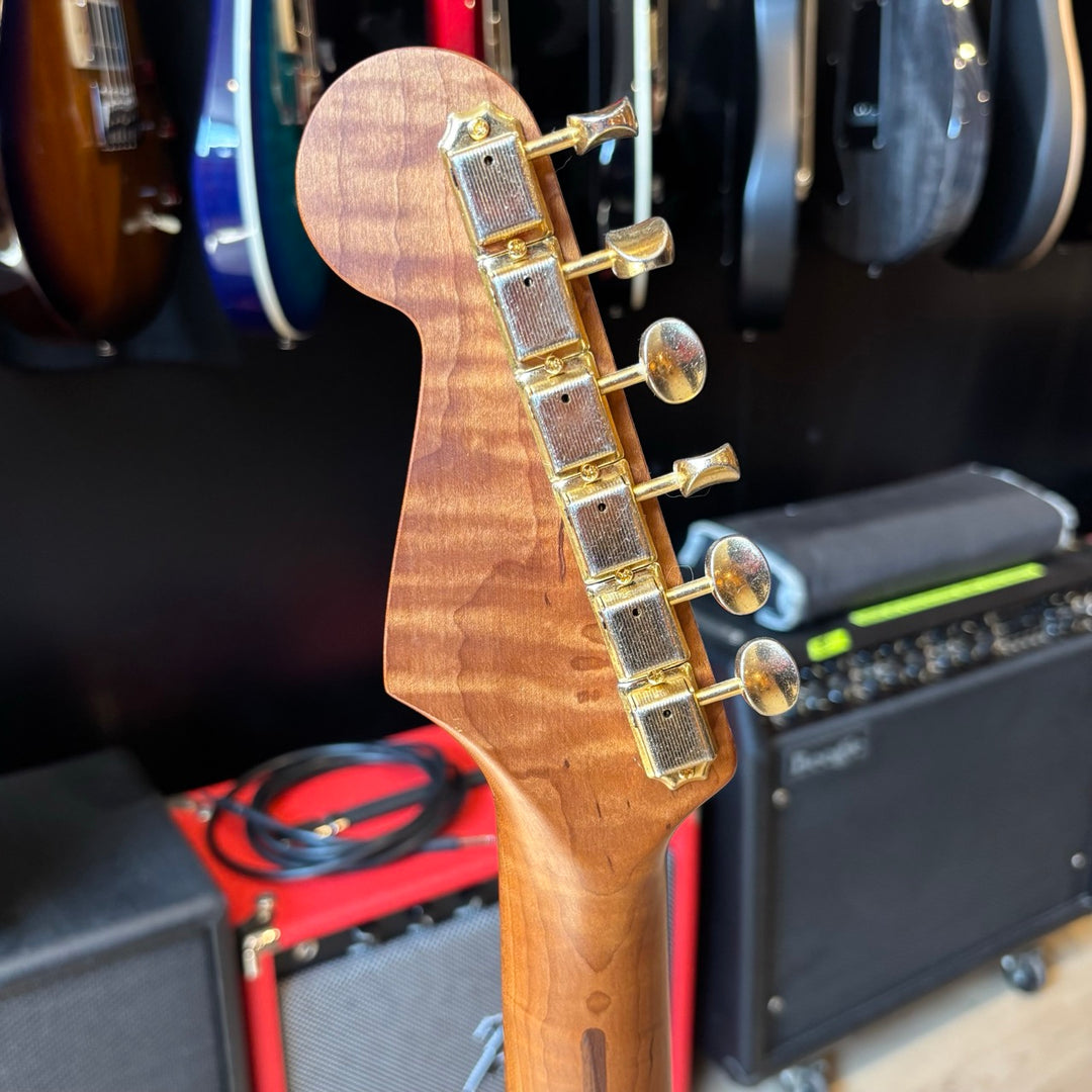Parts-Caster Strat -  All Parts Neck- MJT Body - Fender N4 P'ups  w/ Fender G&G Black Tweed HD Case - USED