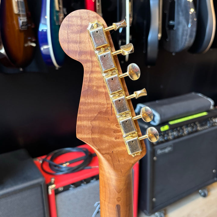 Parts-Caster Strat -  All Parts Neck- MJT Body - Fender N4 P'ups  w/ Fender G&G Black Tweed HD Case - USED