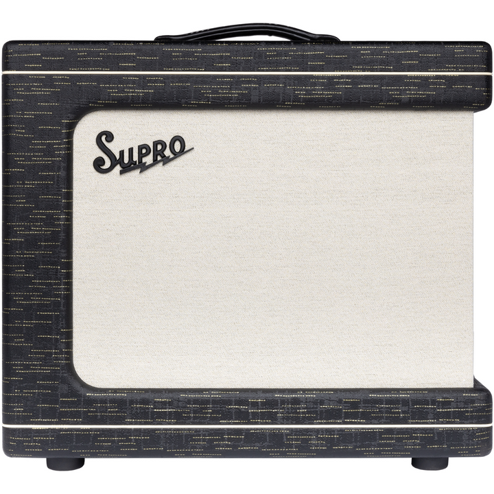 Supro 1620RCBLK Delegate Custom 1 x 12-inch 25-watt Tube Combo Amplifier - Black