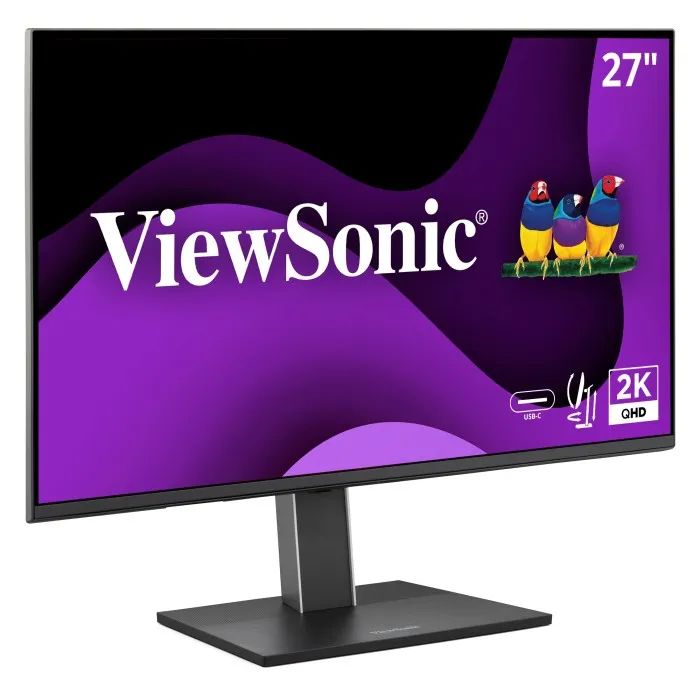 Viewsonic VG2752-2K 27" Ergonomic IPS Monitor  QHD 1440p, 65W USB-C