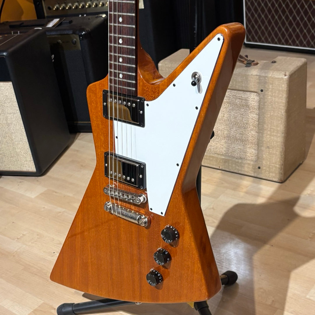 Gibson - Explorer Antique Natural w/ Gibson HD Case, Candy  & Extra Pickguard (2018) - USED