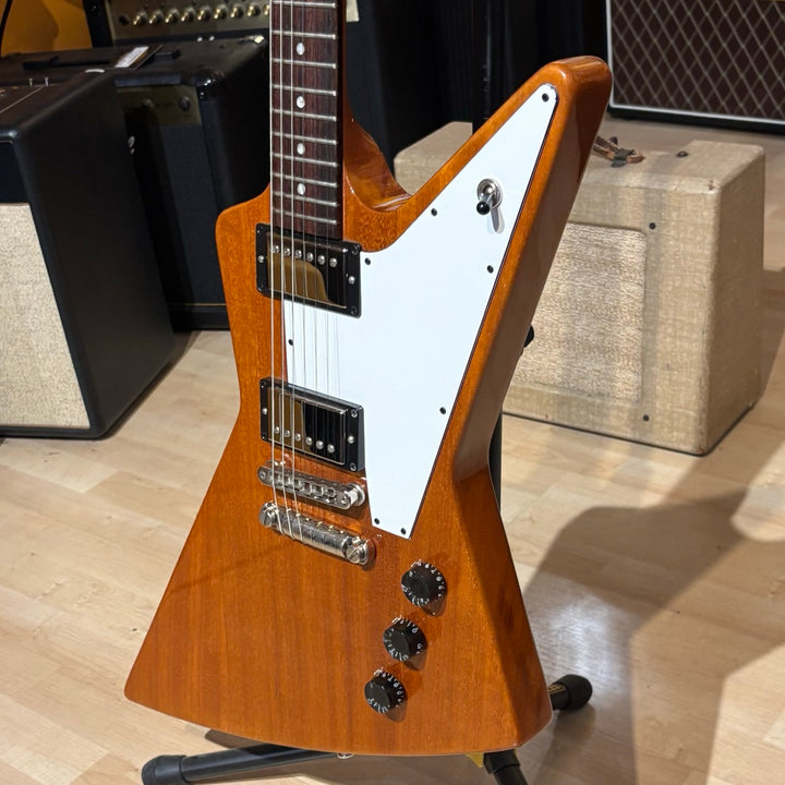 Gibson - Explorer Antique Natural w/ Gibson HD Case, Candy  & Extra Pickguard (2018) - USED