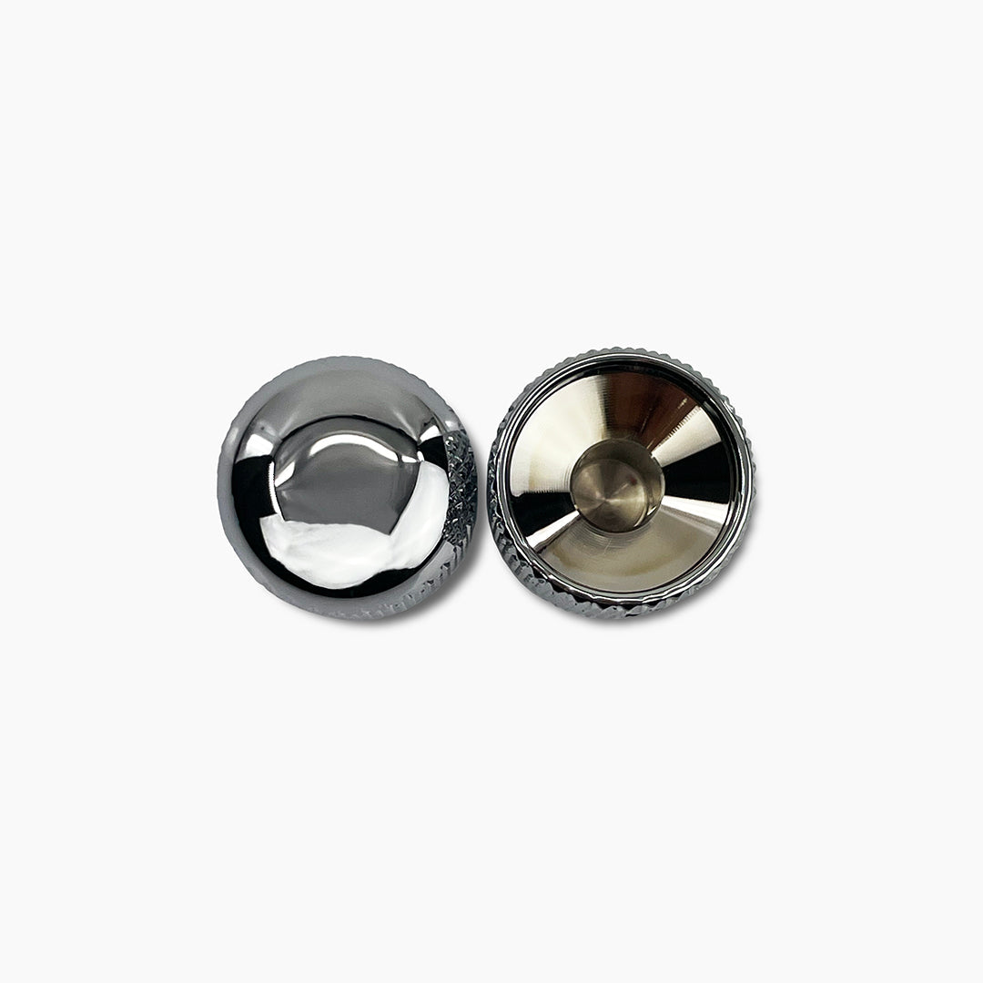 Allparts MK-0110-B10 Chrome Dome Knobs - 50 Piece Bulk Pack