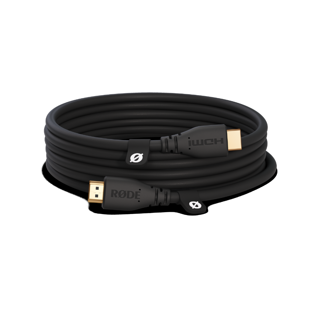 Rode HDMICABLE1.5M 1.5M - 2.0 HDMI Cable, (dia 6mm) - Black