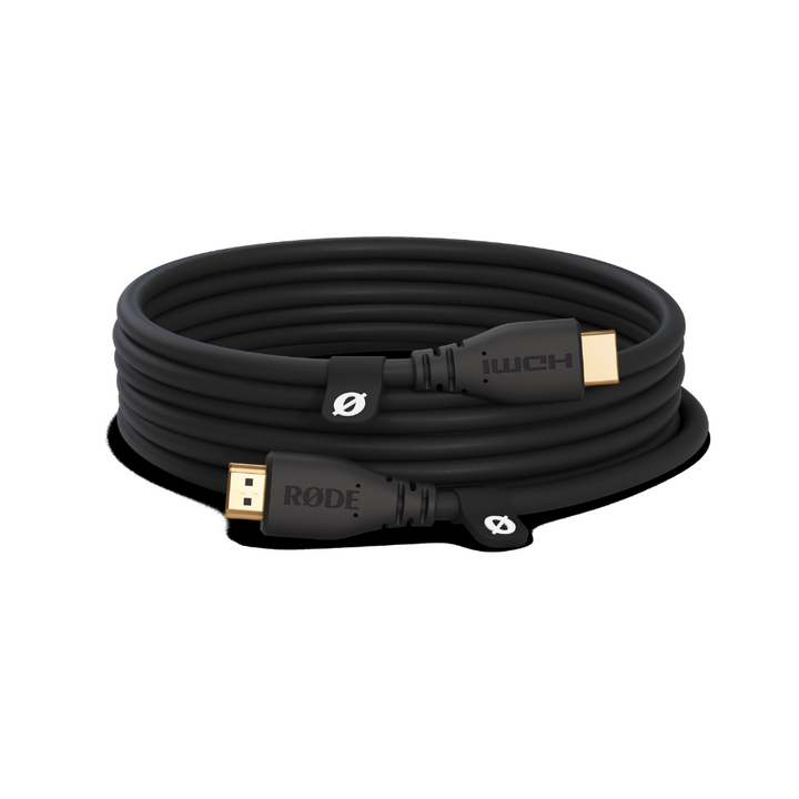 Rode HDMICABLE1.5M 1.5M - 2.0 HDMI Cable, (dia 6mm) - Black