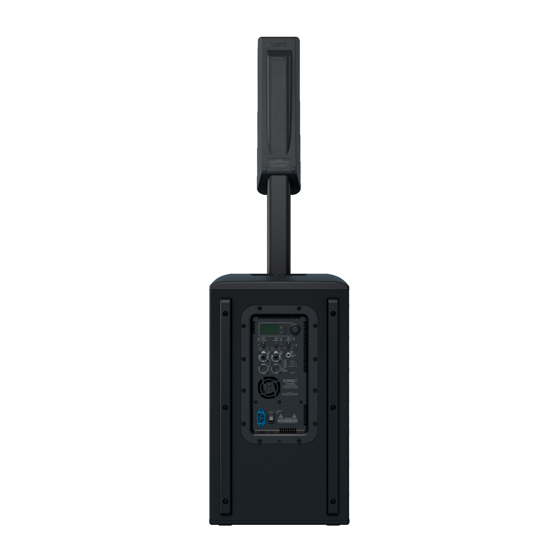 QSC KC12-BK 12" 3-Way Column Loudspeaker System with Bluetooth - Black