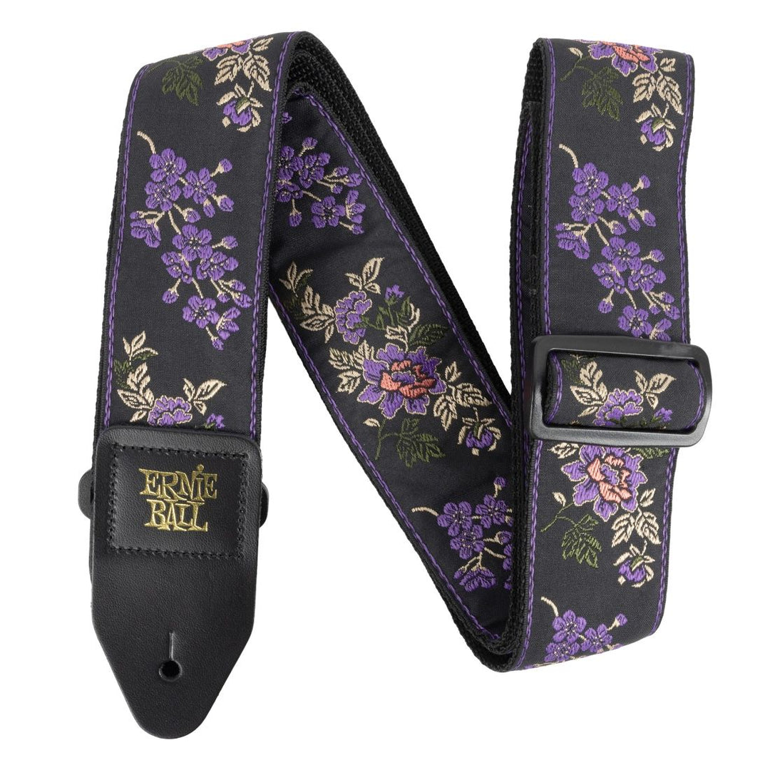 Ernie Ball Lavender Blossom Jacquard Guitar Strap