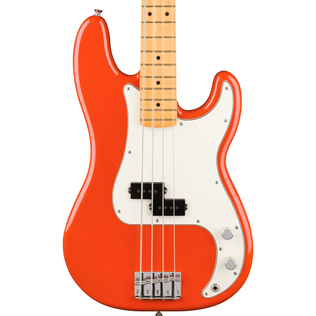 Fender Player II Precision Bass Maple Fingerboard Electric Bass (Rallye Orange)