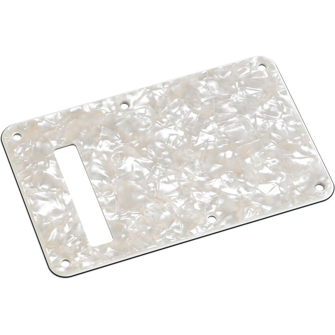 Fender Stratocaster Modern-Style Tremolo Backplates - White Moto