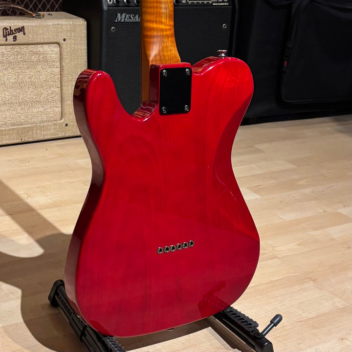 No Name - Tele Parts Caster w/ Fender CS Pickup Set (Ash - Trans Red - No Case) - USED