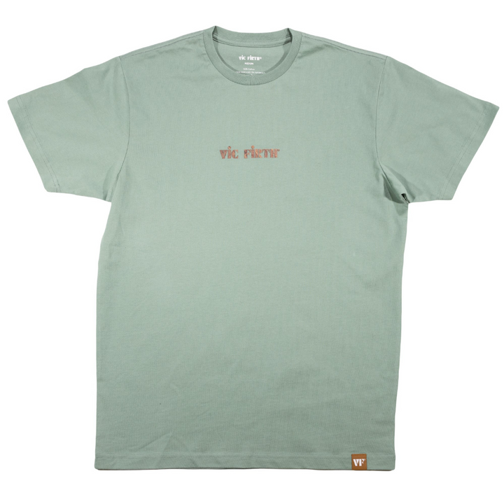 Vic Firth VATS0044- LE Limited Edition Sage Woodgrain Tee Shirt - XL