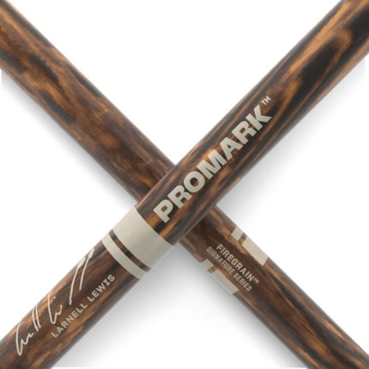 Promark Larnell Lewis Signature Lacquered FireGrain Drumsticks