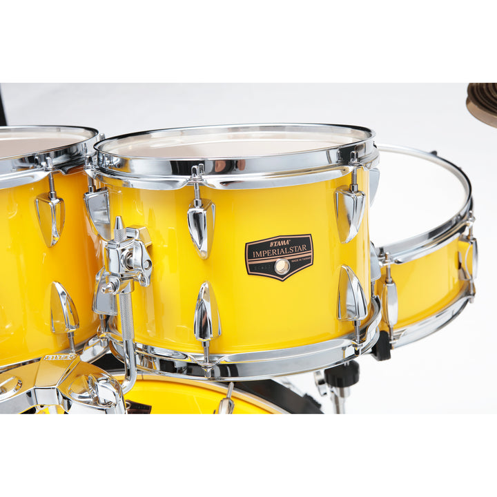 Tama Imperialstar 5-Piece Shell Pack with Hardware (22,10,12,16,SD) - Electric Yellow