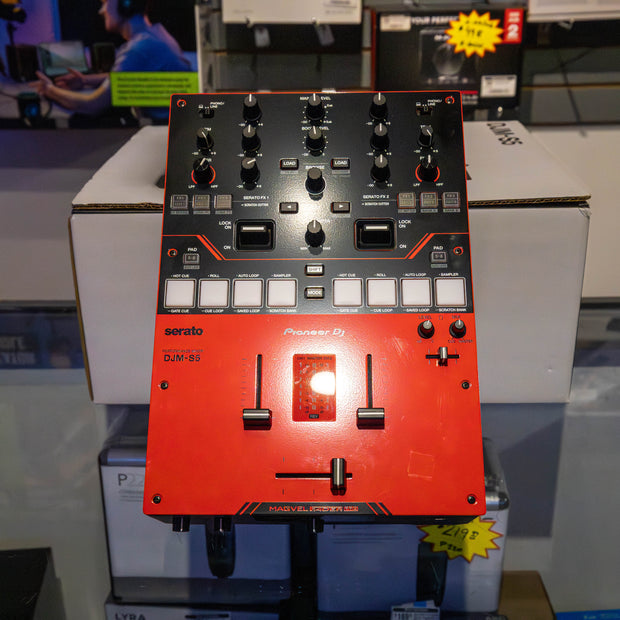 Pioneer DJM-S5 Scratch-Style 2-Channel DJ Mixer (Gloss Red) - Demo