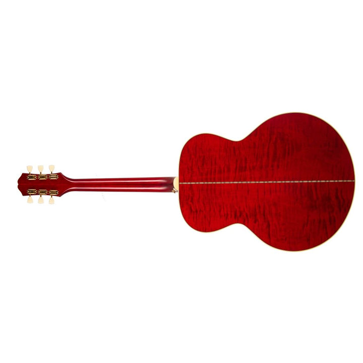 Epiphone Limited Edition Inspired by Gibson J-200 Acoustic/Electric Guitar - Wine Red