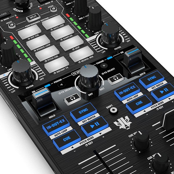 Reloop Mixtour Pro Ultra-Compact DJ Controller w/ Audio Interface