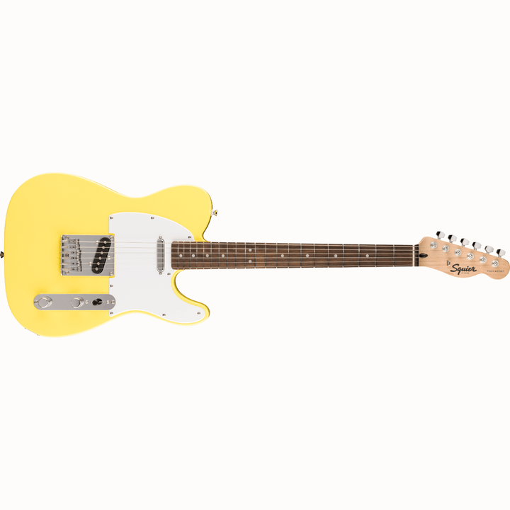 Squier Sonic Telecaster, Laurel Fingerboard, White Pickguard (Canary Yellow)