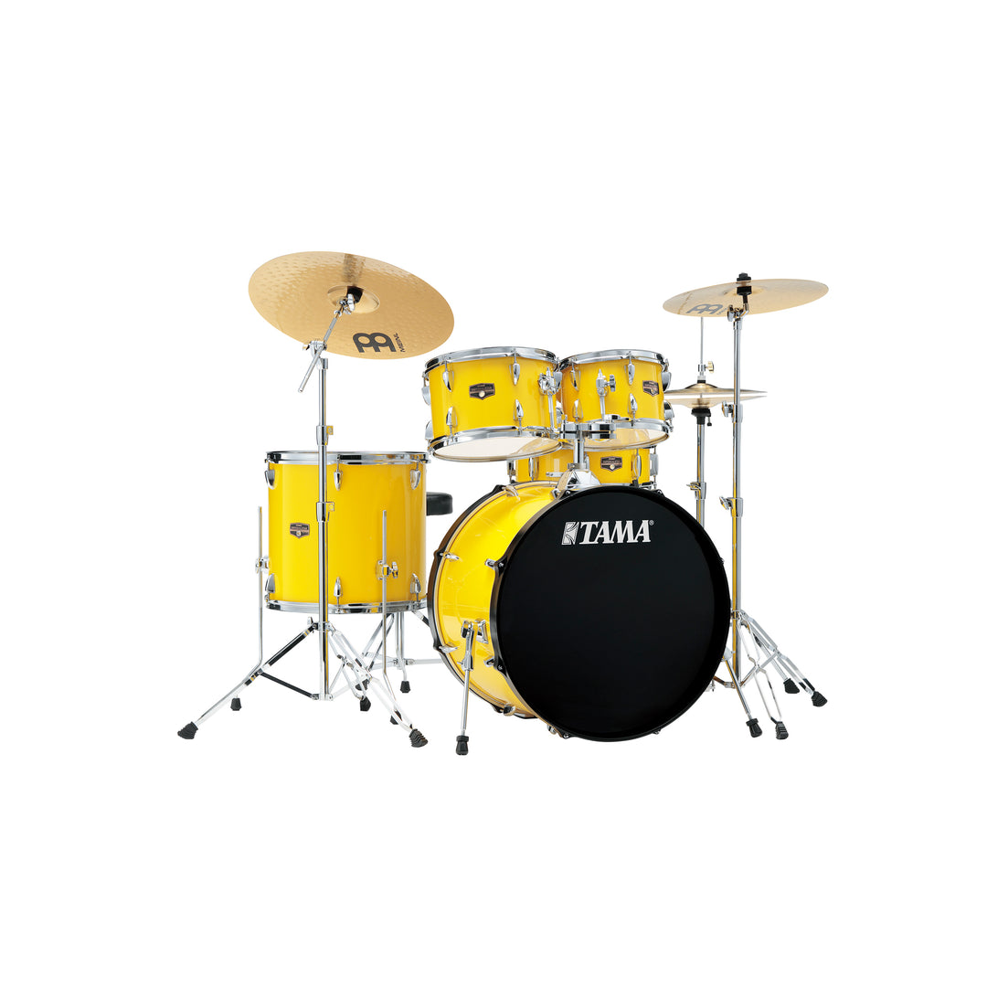 Tama Imperialstar 5-Piece Shell Pack with Hardware (22,10,12,16,SD) - Electric Yellow