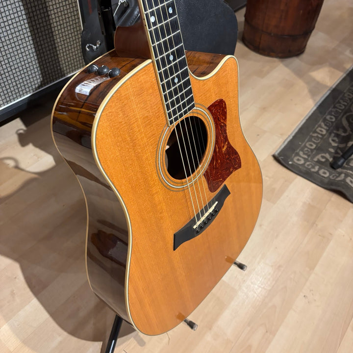 Taylor - 410-CE-L1 Natural  w/ Expression One Pickup & OHSC (2003) - USED