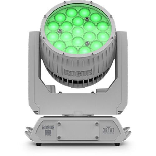 Chauvet Pro ROGUE-OUTCAST2X-WASH-M Fully featured IP66 RGBW LED yoke wash fixture with LED zone control and marine grade C5M paint