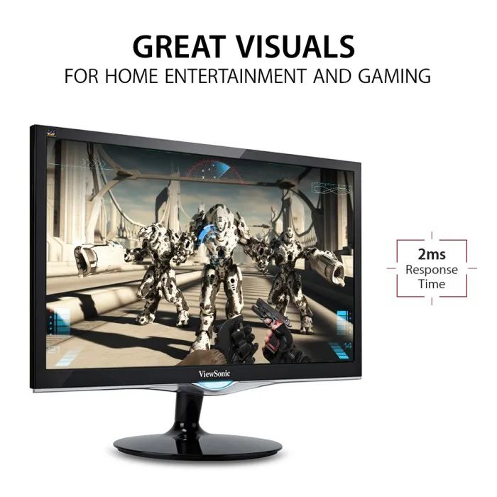Viewsonic VX2452MH 24" Multimedia Monitor  Full HD 1080p, HDMI, VGA