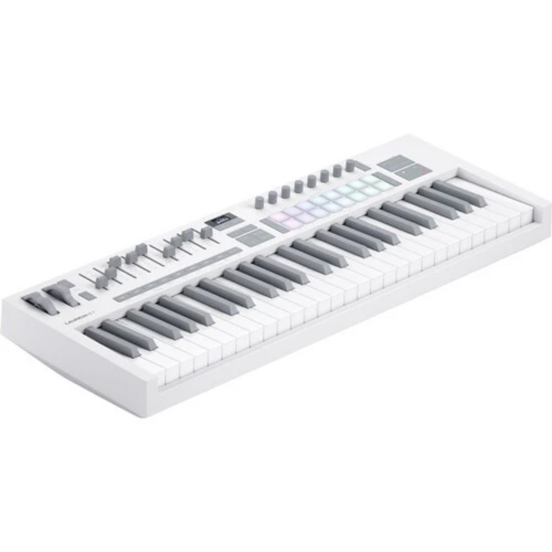 Novation LAUNCHKEY-49-MK4-WH 49-Key MIDI Controller Keyboard - White