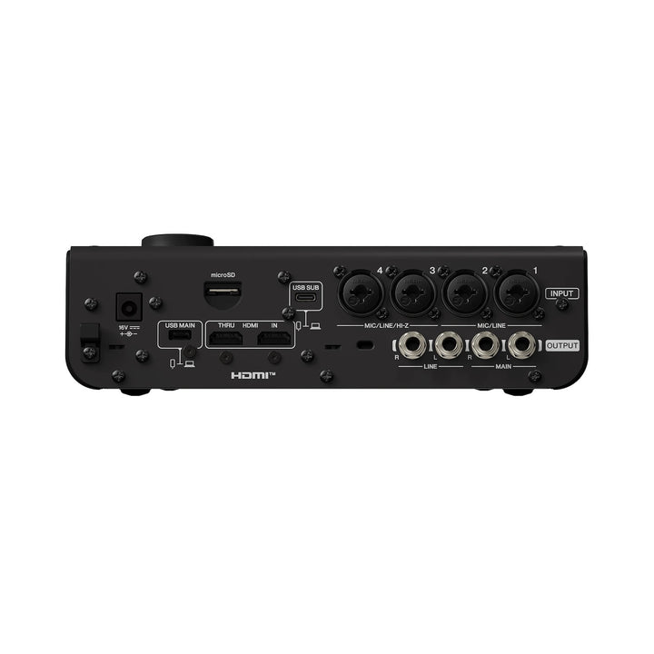 Yamaha URX44V B - USB Audio/Video Interface