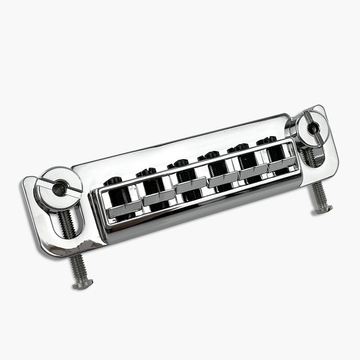 Allparts GB-3347-M10 Leo Quan® Badass Wraparound™ Guitar Bridge with Metric Locking Studs - Chrome