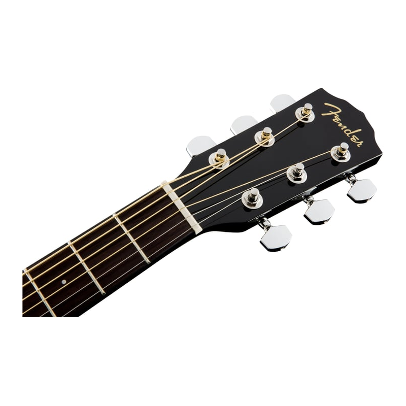 Fender CC-60SCE 6-String Concert Acoustic Guitar (Black)