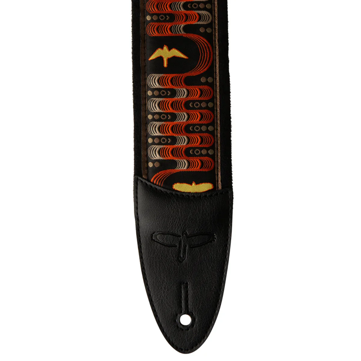 PRS 2.4" Padded Guitar Strap w/FLASH Custom Jacquard Birds Wavelength - Blue