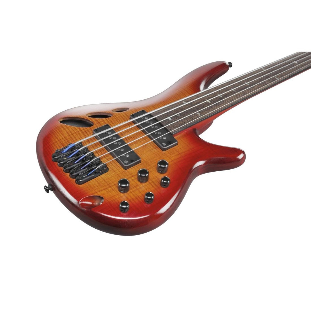 Ibanez SR Bass Workshop 5-String Fretless Bass (Brown Topaz Burst Low Gloss)