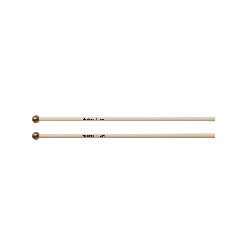 Vic Firth M452 Articulate Series Keyboard Mallet - 5/8" Brass, Round