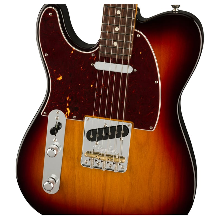 Fender American Professional II Telecaster Left Hand Rosewood Fingerboard (3-Color Sunburst), Electric Guitar