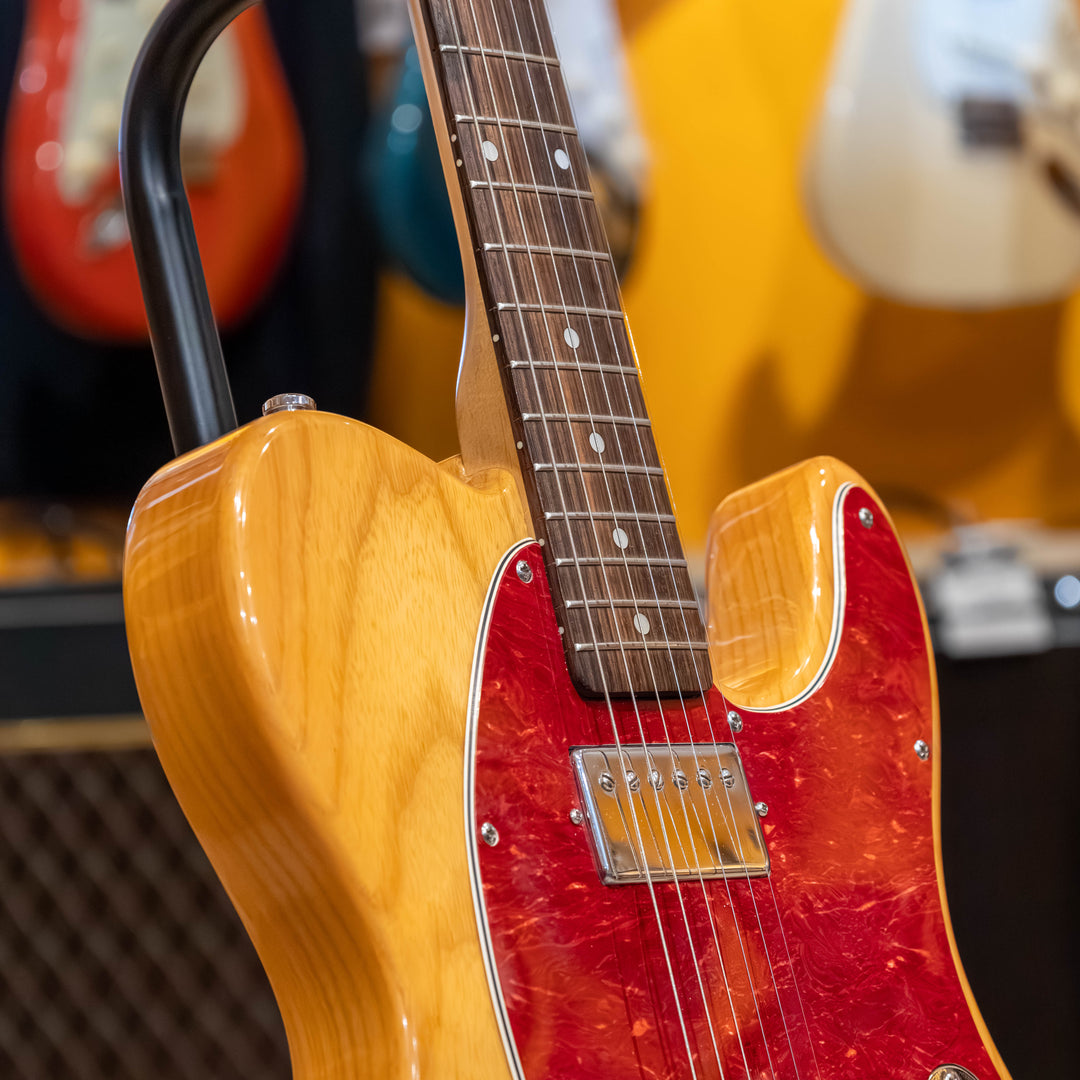 Squier- Pro Tone Series - Natural Ash Telecaster w/ Fender Econo Bag - (1996) - USED Electric Guitar