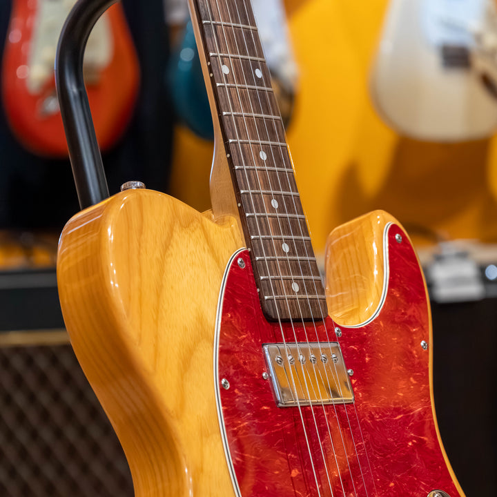 Squier- Pro Tone Series - Natural Ash Telecaster w/ Fender Econo Bag - (1996) - USED Electric Guitar
