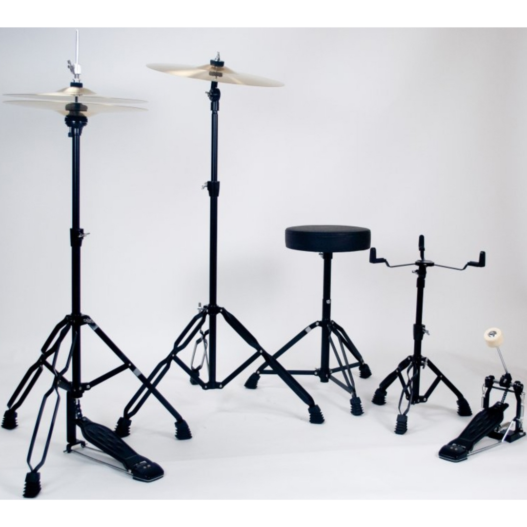 Westbury W475TC-RRS 400 Series 5-Piece Studio Acoustic Drum Kit with 22" Bass Drum & Throne - Ruby Red Sparkle