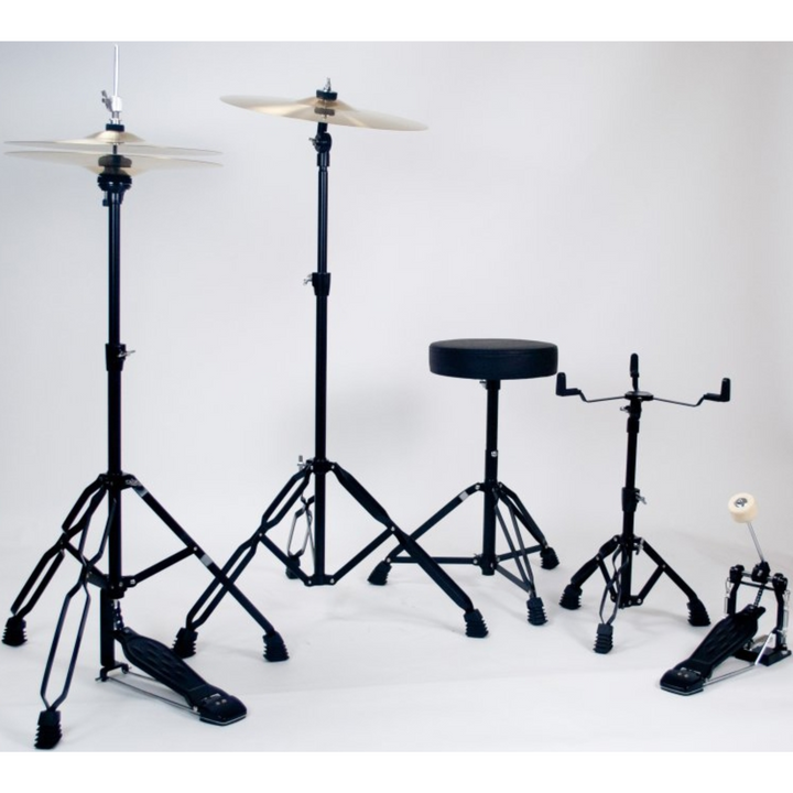 Westbury W475TC-RRS 400 Series 5-Piece Studio Acoustic Drum Kit with 22" Bass Drum & Throne - Ruby Red Sparkle