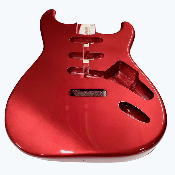 Allparts SBF-CAR Candy Apple Red Finished Replacement Body for Stratocaster (Alder)